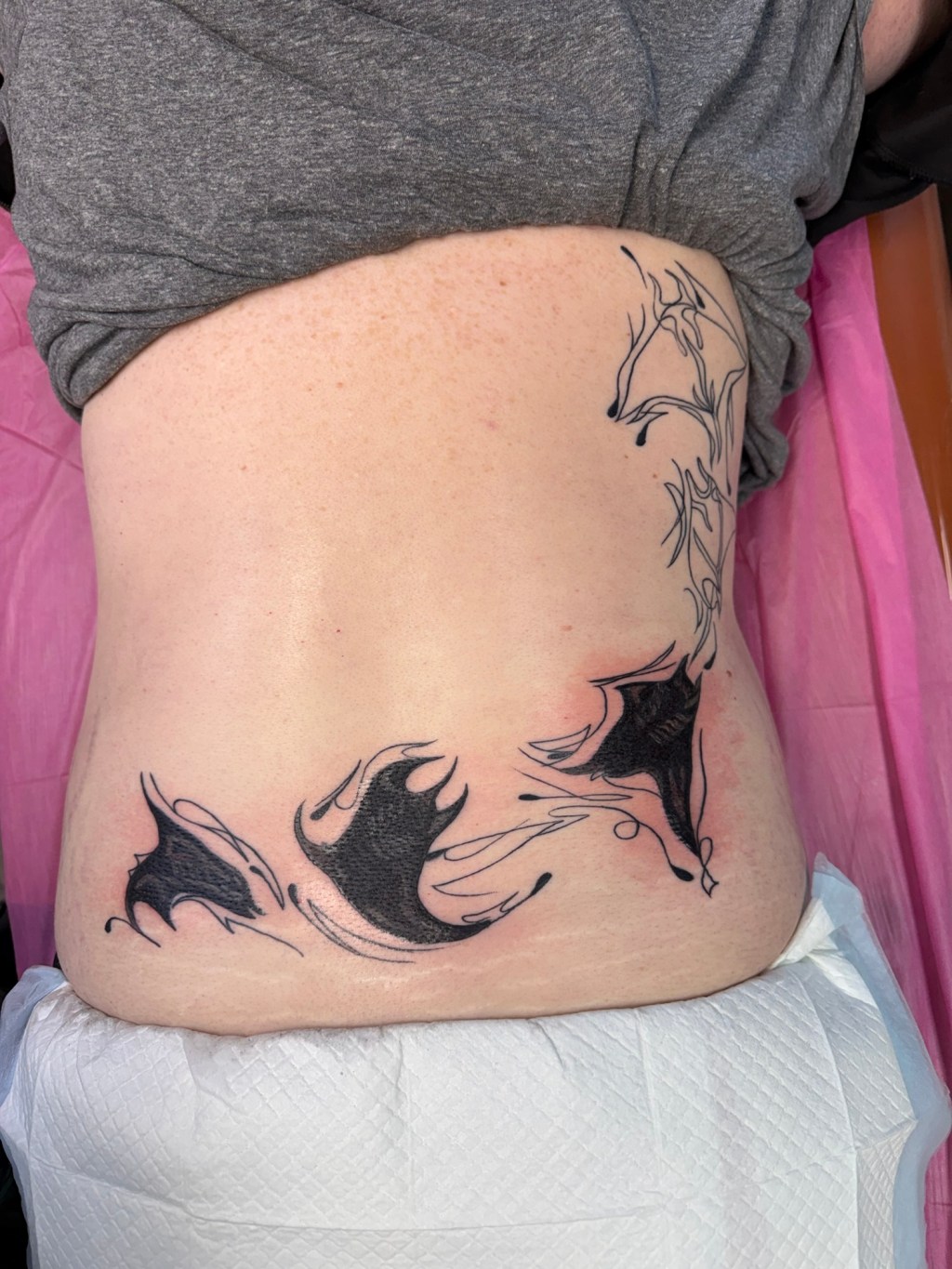 Ray cover up tattoo&nbsp;!